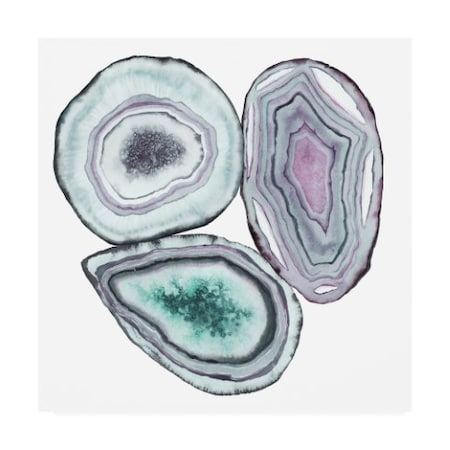 Grace Popp 'Geode Gems I' Canvas Art,14x14